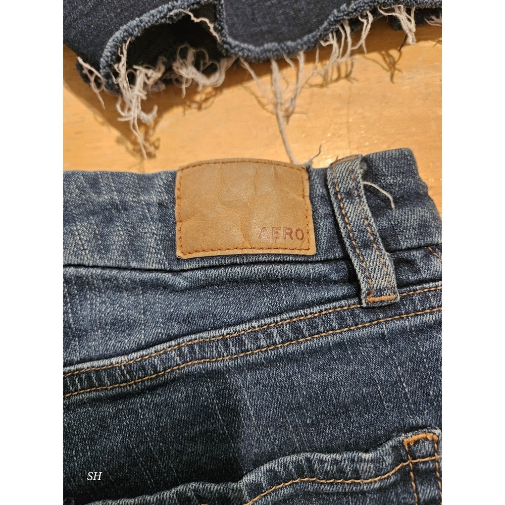 American Eagle & Aeropostale Shorts Bundle Womens Size 0 High Rise Distressed... - Picture 3 of 8